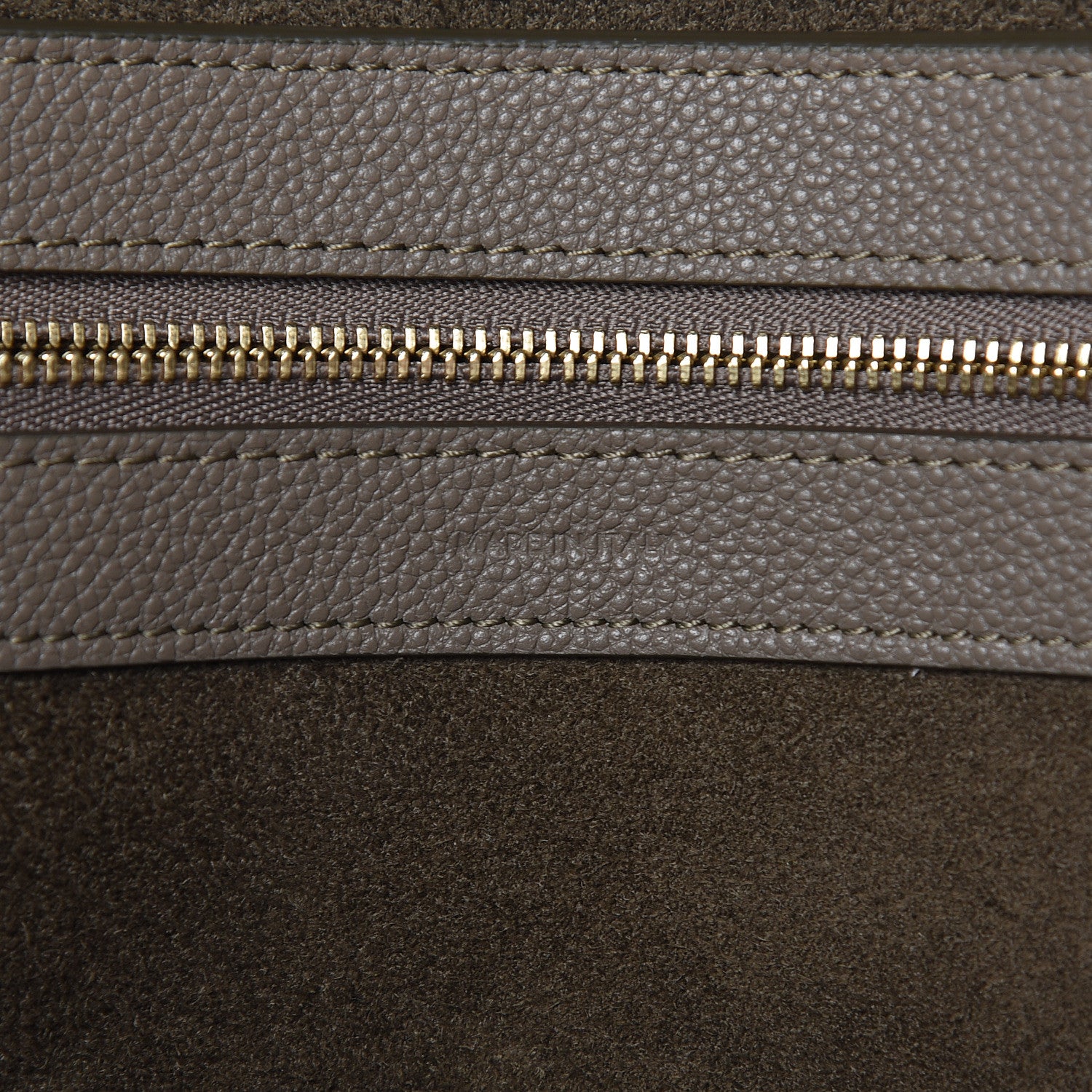 Celine Soft Grained Calfskin Medium Belt Cabas Phantom Taupe 7 of 10
