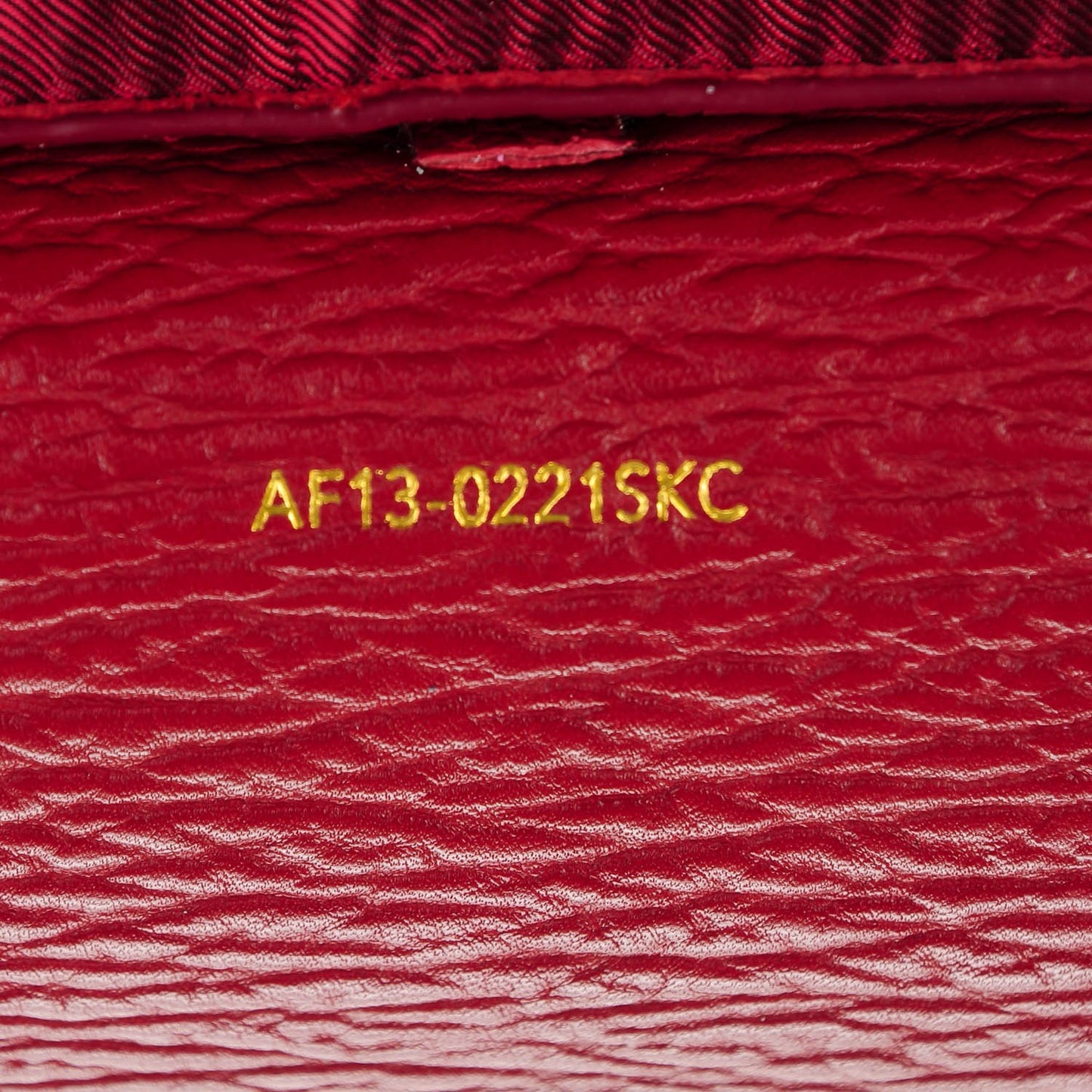 3.1 Textured Calfskin Large Pashli Satchel Crimson