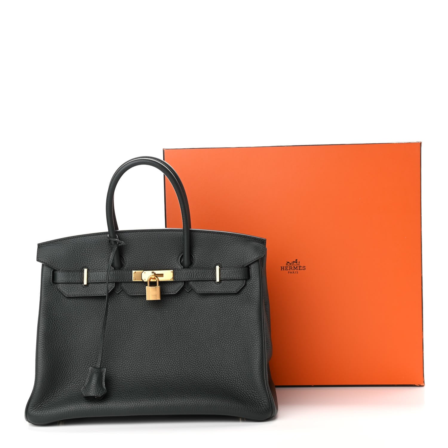 Hermes Togo Birkin 35 Vert Fonce 10 of 10