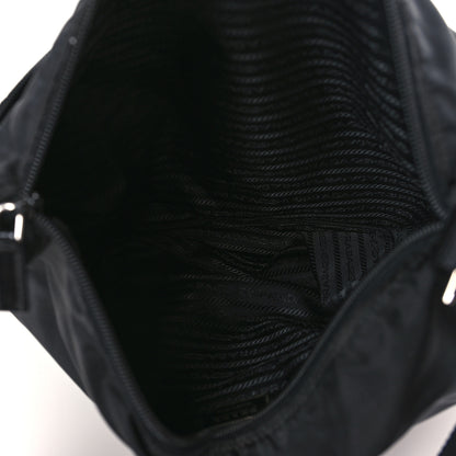 Prada Nylon Vela Messenger Bag Black 4 of 8
