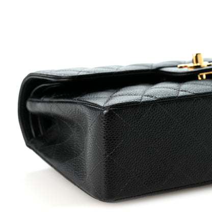 Chanel Caviar Quilted Small Double Flap Black 9 of 10