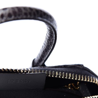 Givenchy Calfskin Crocodile Embossed Mini Antigona Storm Grey 8 of 9