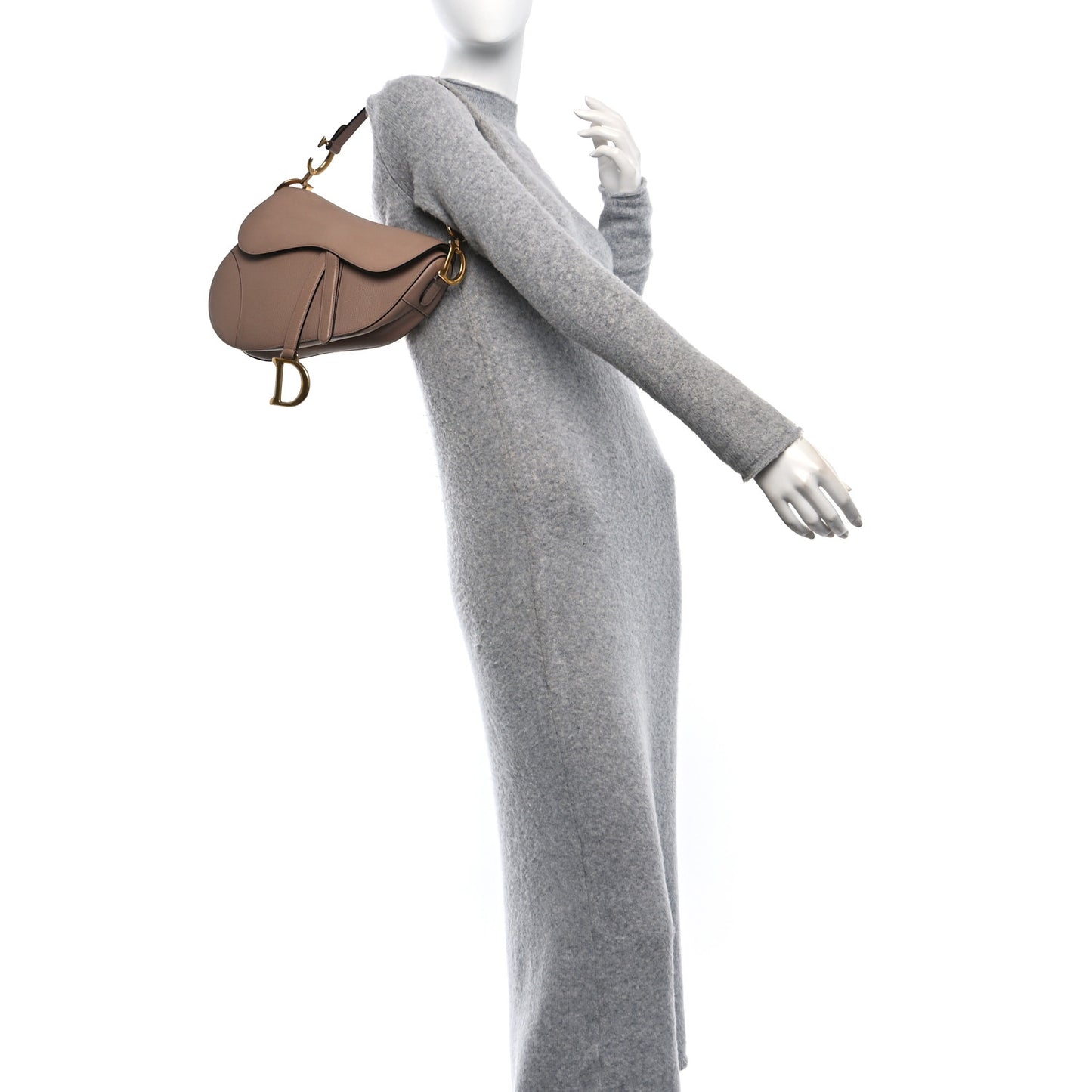 Grained Calfskin Saddle Bag Fard