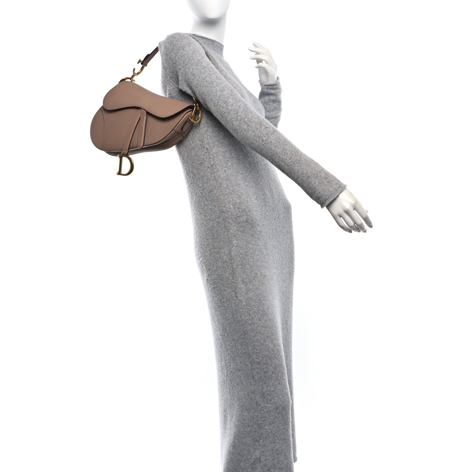 Christian Dior Grained Calfskin Saddle Bag Fard 2 of 10