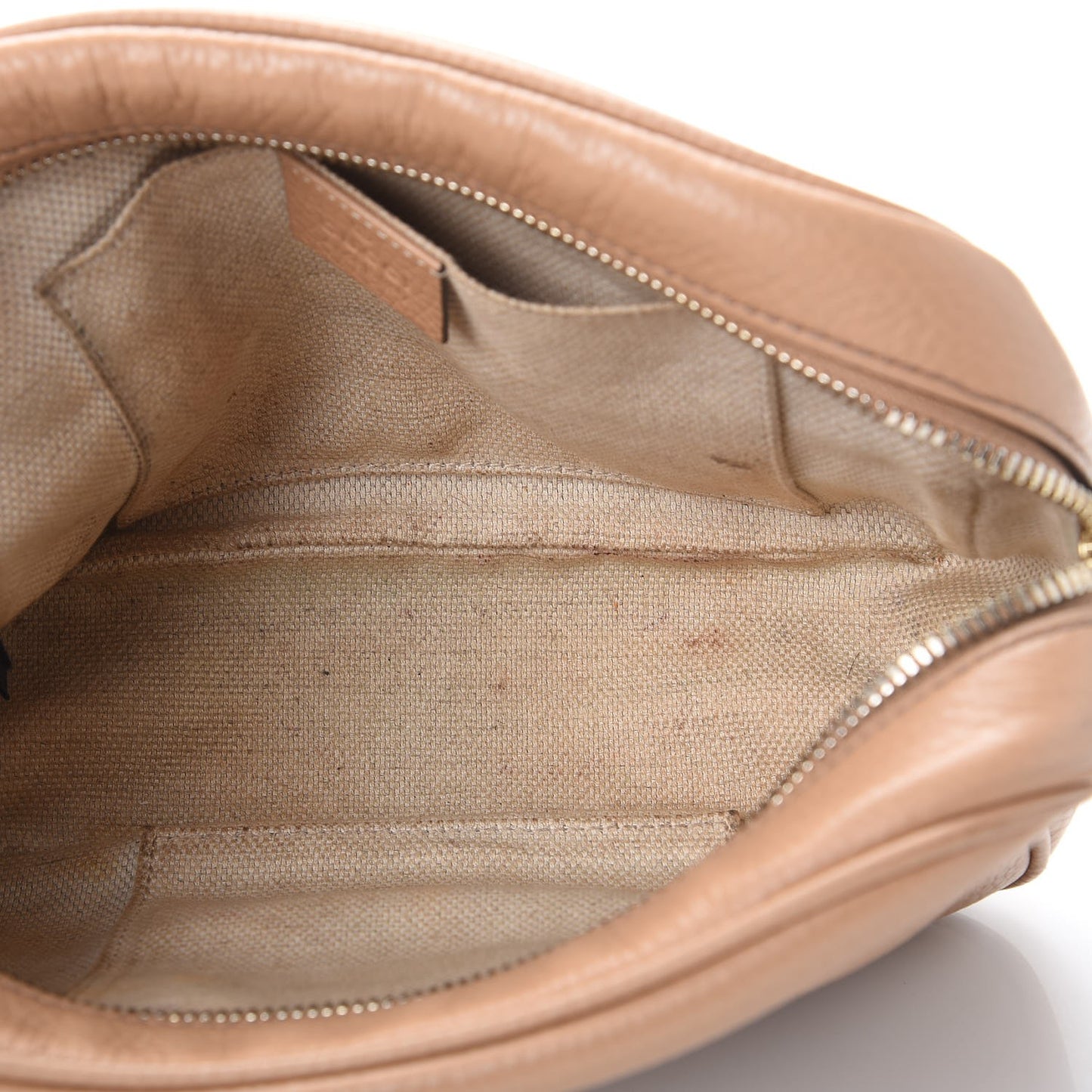 Pebbled Calfskin Small Soho Disco Bag Camelia