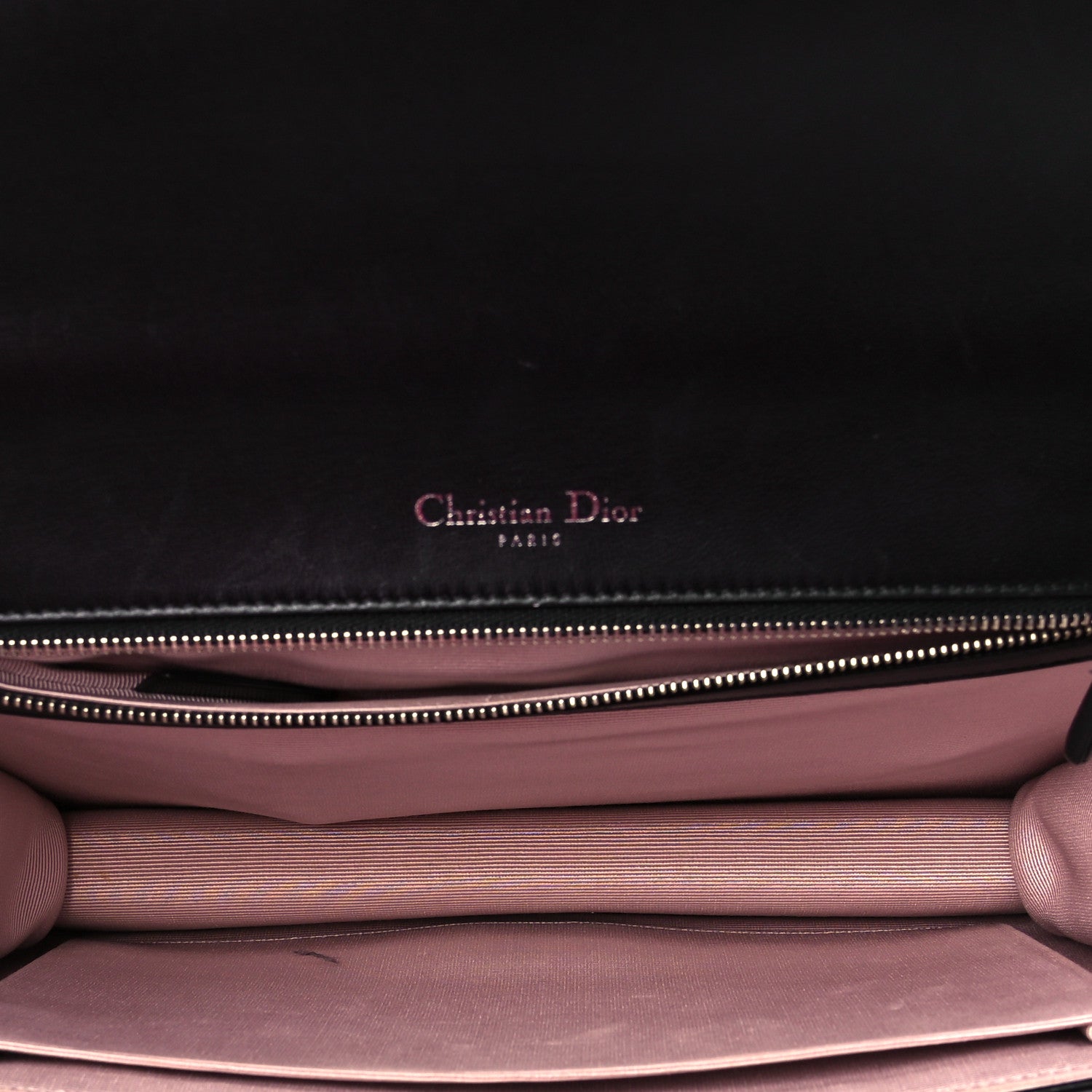 Christian Dior Lambskin Large Diorama Flap Bag Black 5 of 9