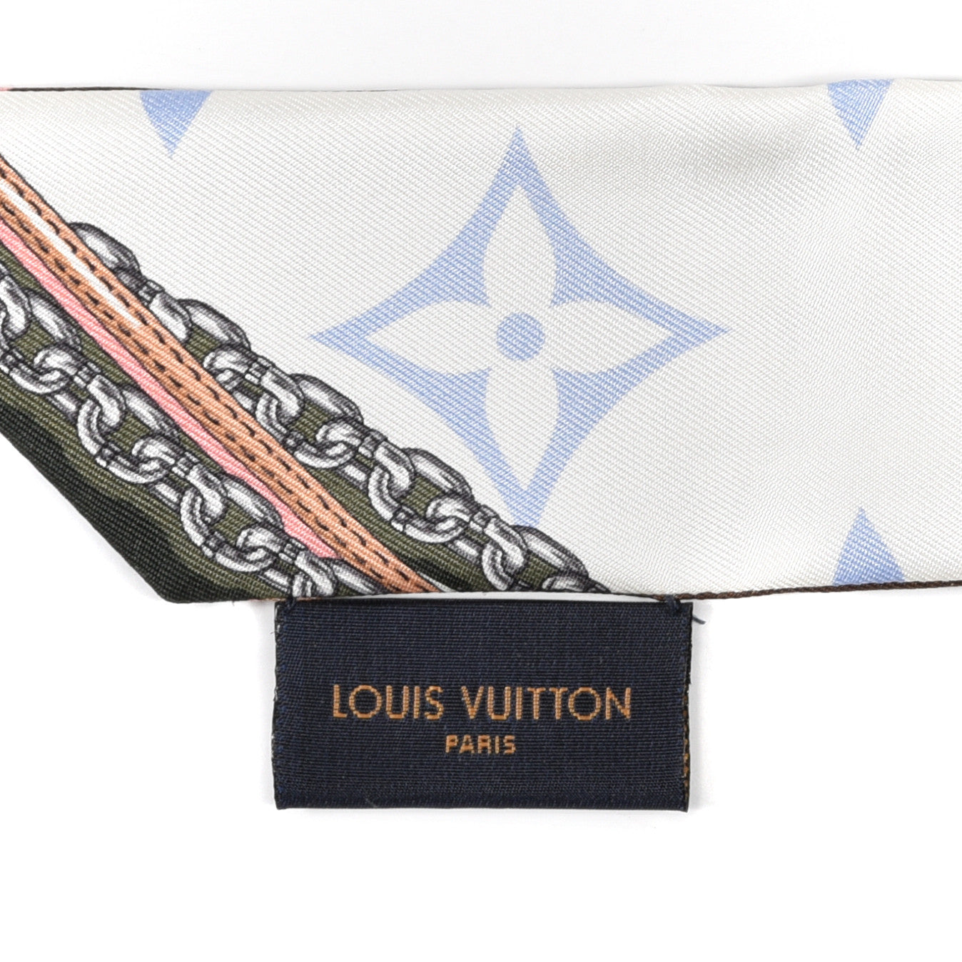 Louis Vuitton Silk Monogram Rising Confidential BB Bandeau Brown 4 of 4