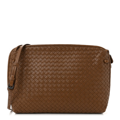 Bottega Veneta Nappa Intrecciato Nodini Crossbody Messenger Chene 1 of 11