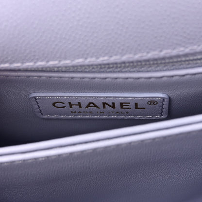 Chanel Caviar Quilted Mini Coco Handle Flap Light Purple 6 of 10