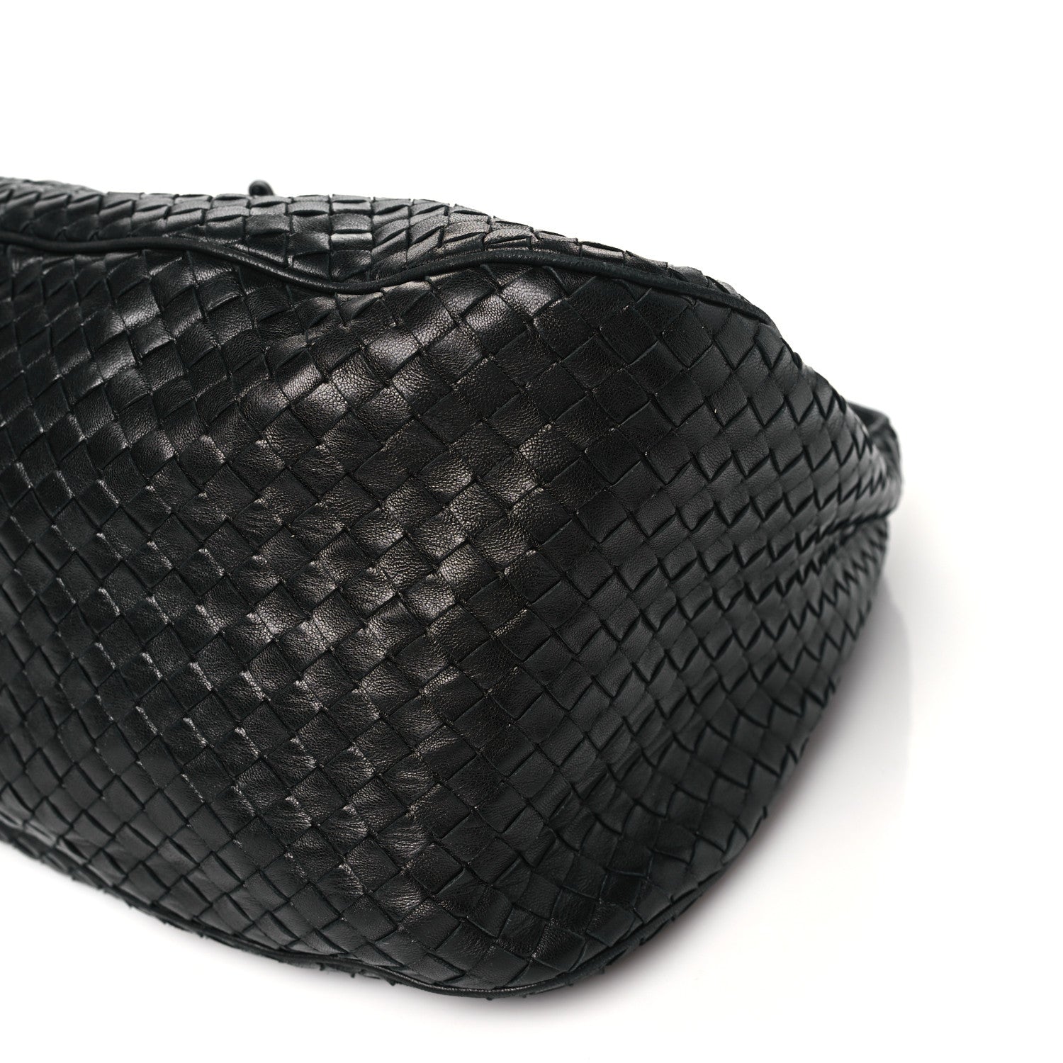 Bottega Veneta Nappa Intrecciato Drawstring Hobo Bag Black 10 of 13