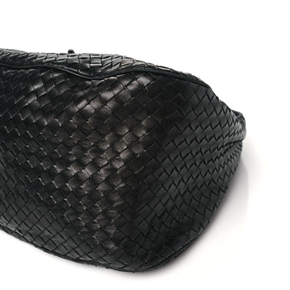 Bottega Veneta Nappa Intrecciato Drawstring Hobo Bag Black 10 of 13