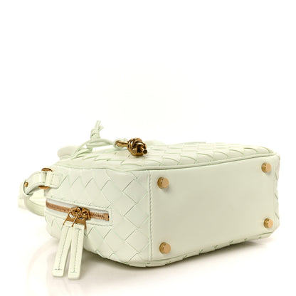 Bottega Veneta Lambskin Intrecciato Small Getaway Glacier 4 of 12