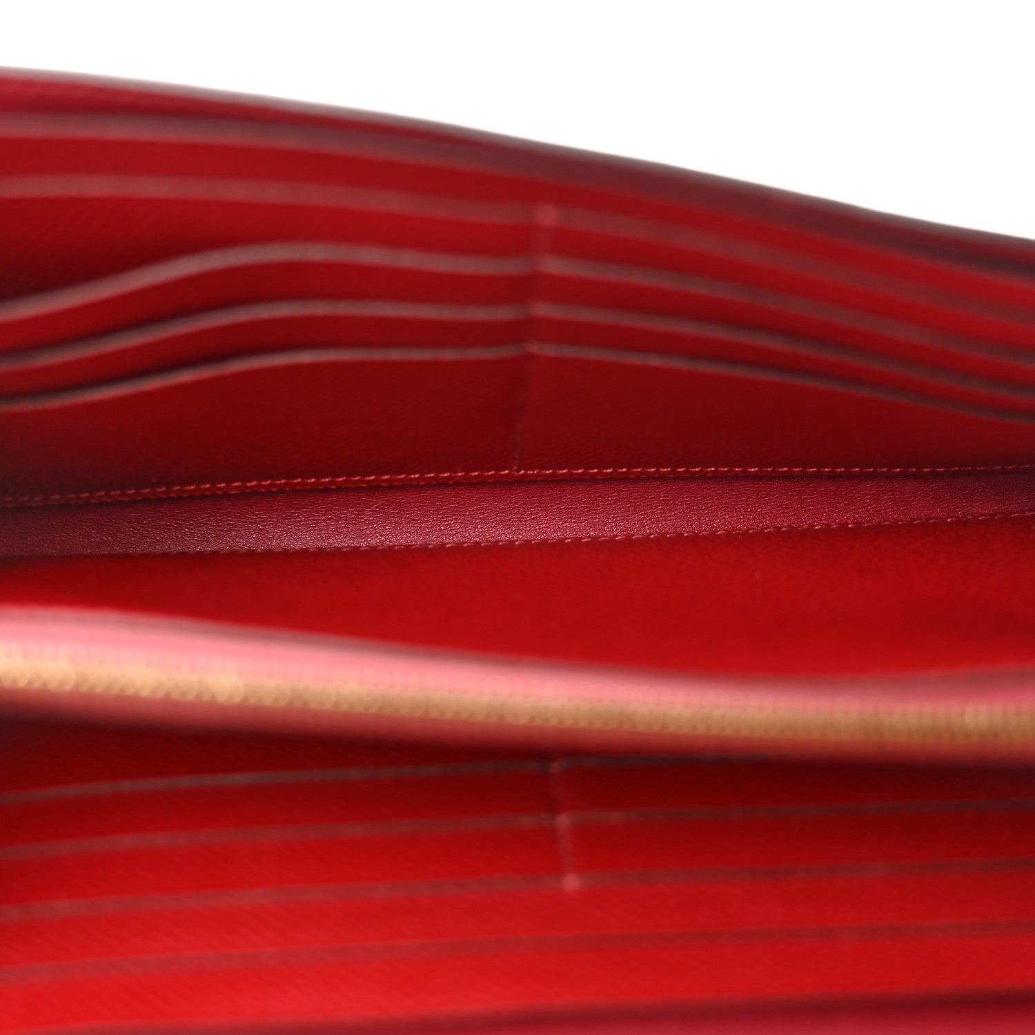 Hermes Epsom Enamel Constance Long Wallet Rouge Grenat 5 of 8