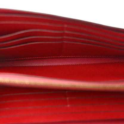 Hermes Epsom Enamel Constance Long Wallet Rouge Grenat 5 of 8