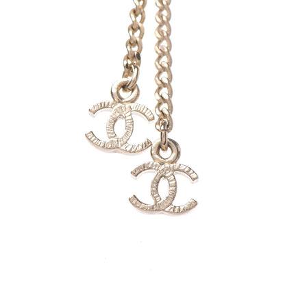Chanel Pearl CC Drop Necklace Gold 7 of 7