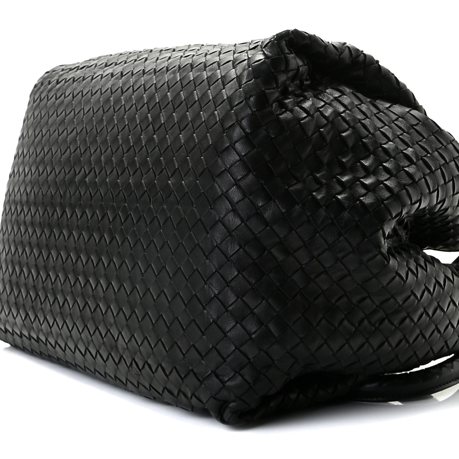 Bottega Veneta Nappa Intrecciato Parachute Bag Black 9 of 9