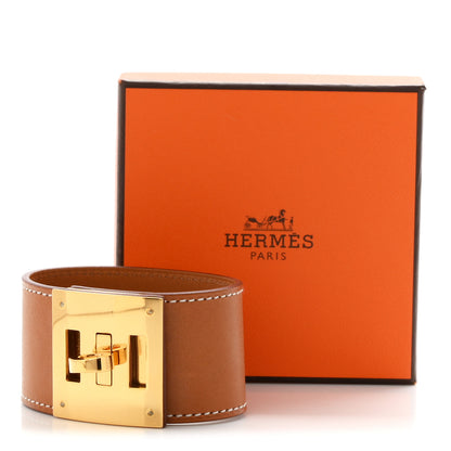 Hermes Swift Kelly Dog Bracelet Gold 6 of 6