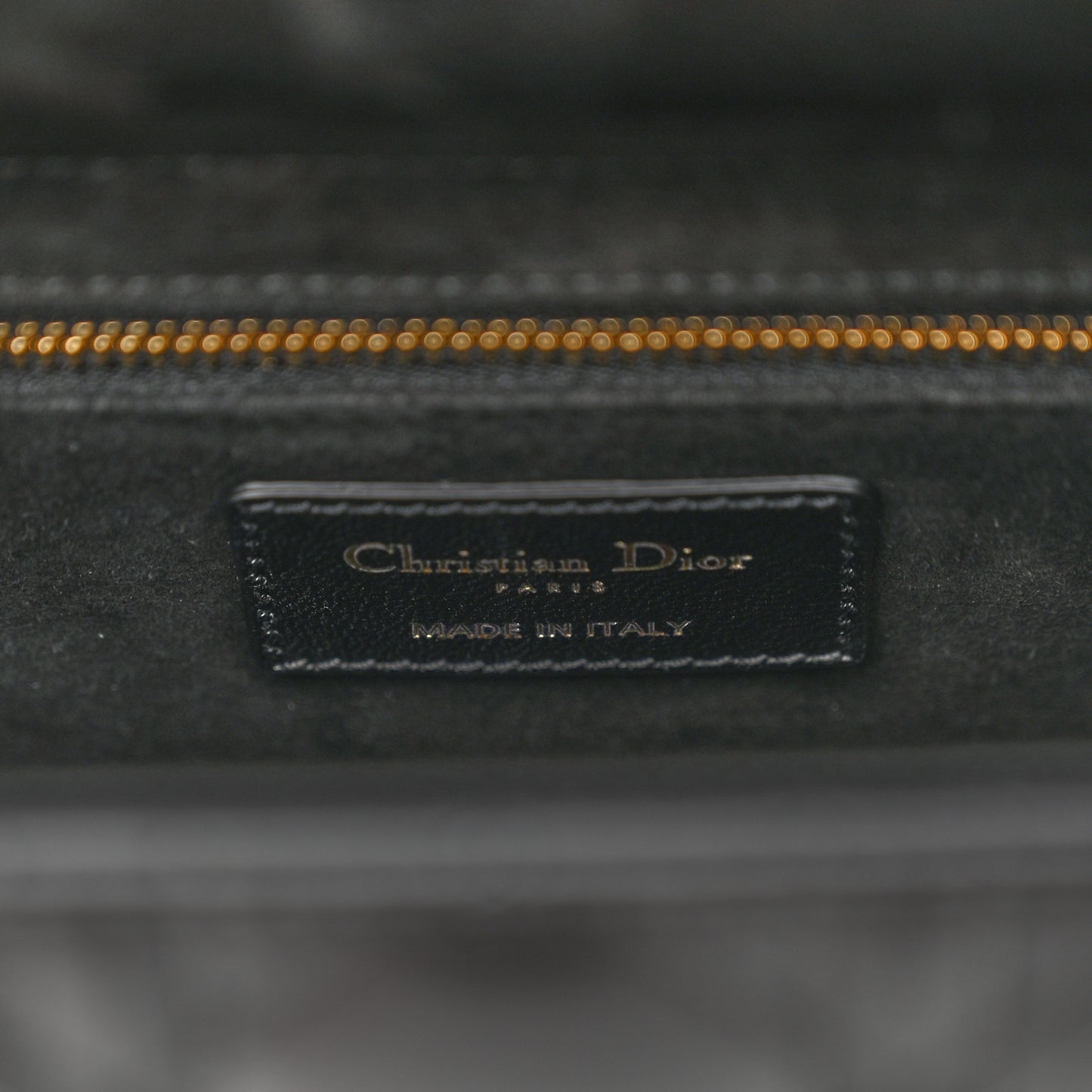 Lambskin Cannage Medium Lady Dior Black