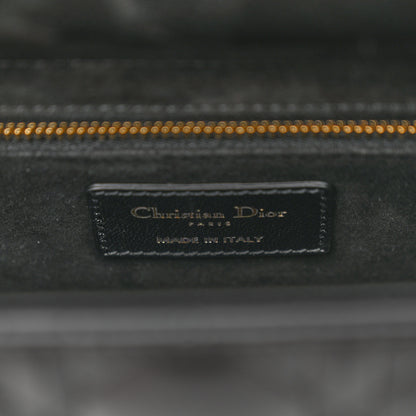 Christian Dior Lambskin Cannage Medium Lady Dior Black 6 of 9