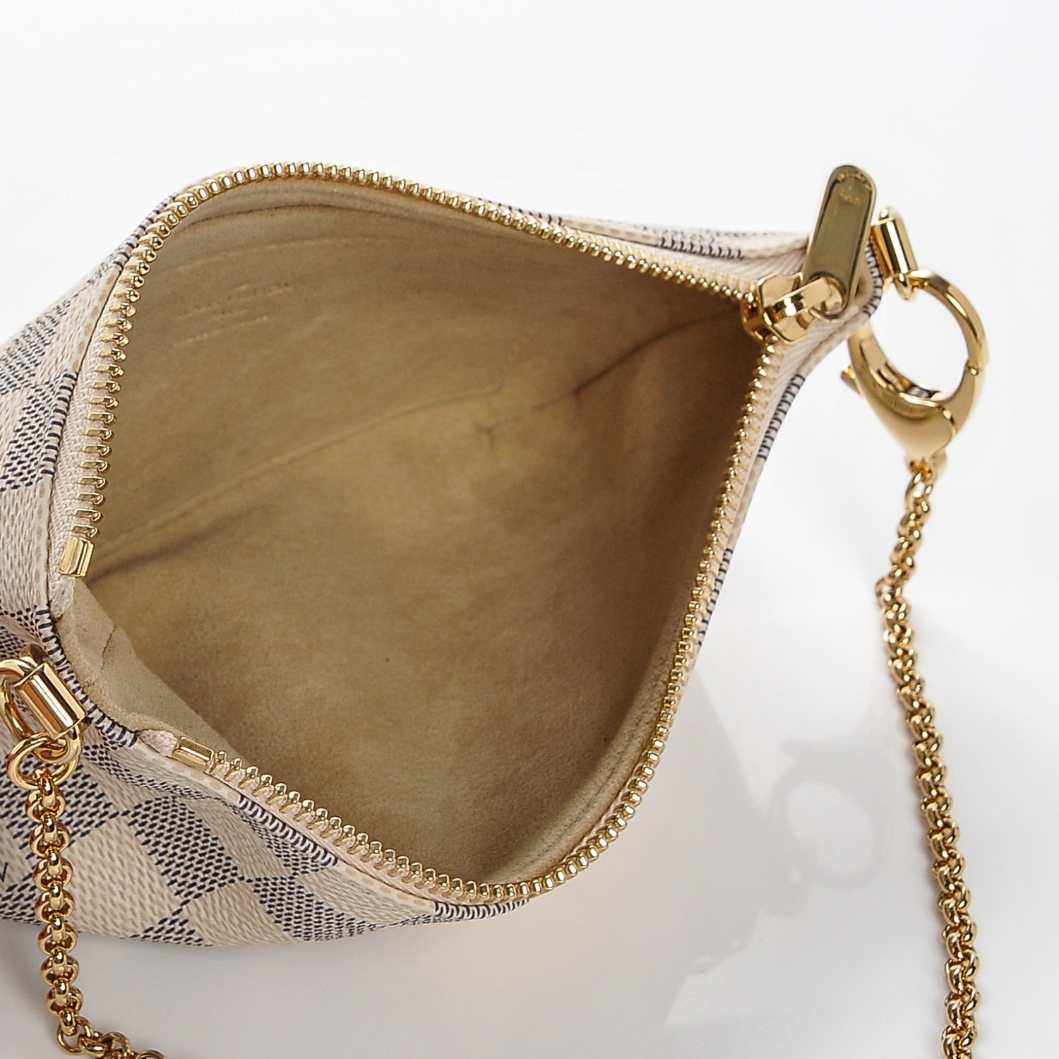Louis Vuitton Damier Azur Pochette Milla MM 5 of 6