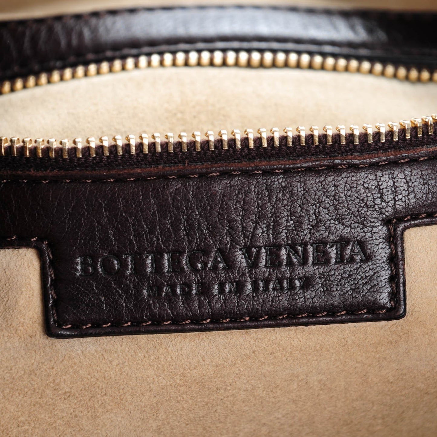 Nappa Intrecciato Large Veneta Hobo Ebano