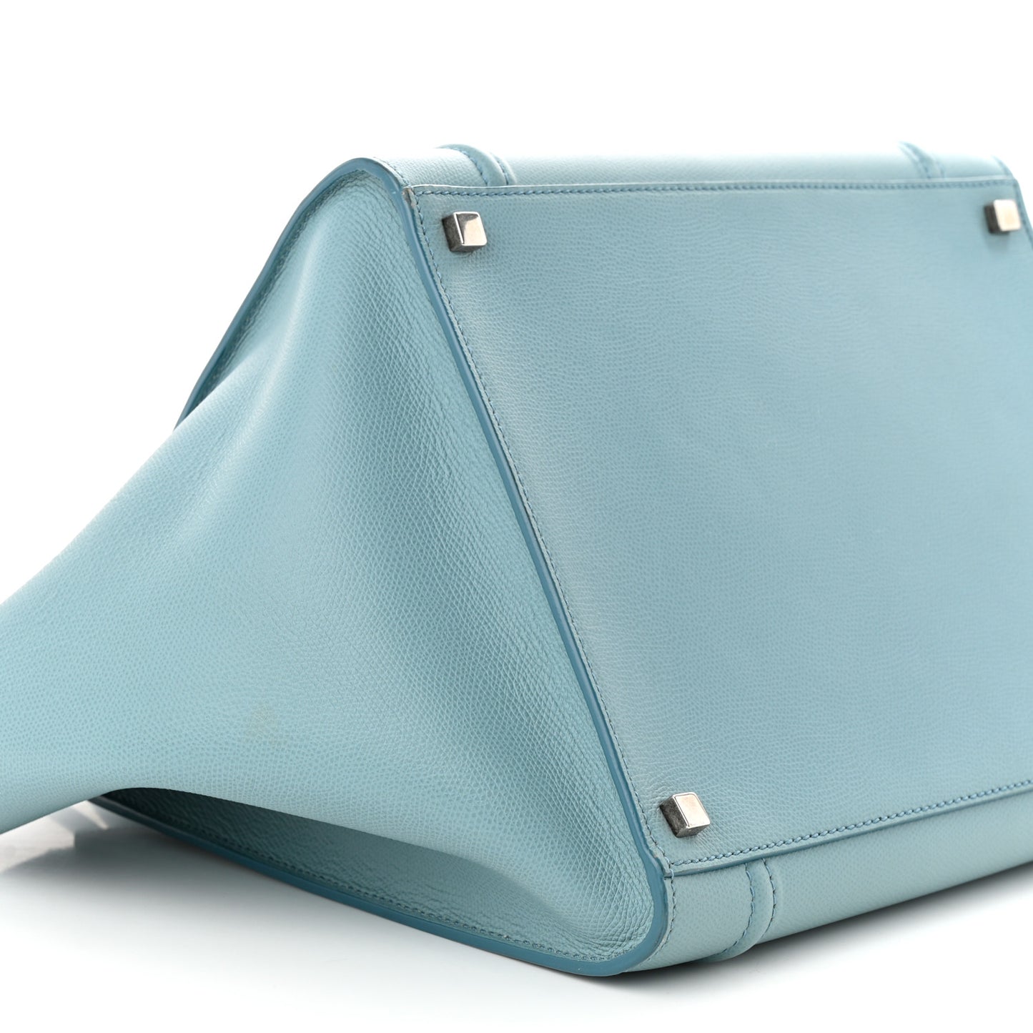 Grained Calfskin Medium Phantom Luggage Antique Blue