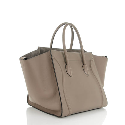 Celine Supple Calfskin Medium Phantom Luggage Grey 3 of 9