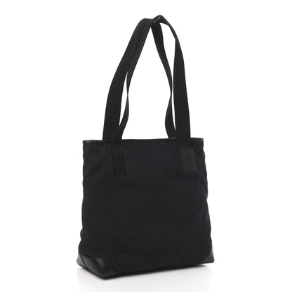 Gucci Nylon Calfskin Large Tote Black 3 of 12