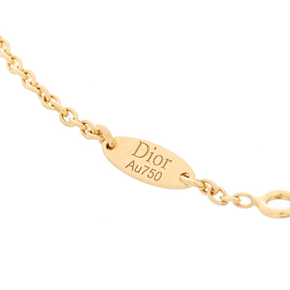 Christian Dior 18K Yellow Gold Diamond Mother of Pearl Rose Des Vents Bracelet 3 of 3