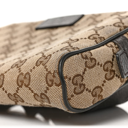 Gucci Monogram Dollar Calfskin Belt Bag Beige Ebony Testa di Moro Marrone Scuro 9 of 9