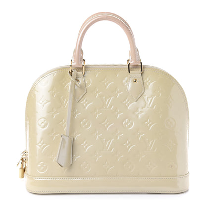 Louis Vuitton Vernis Alma PM Blanc Corail 1 of 10