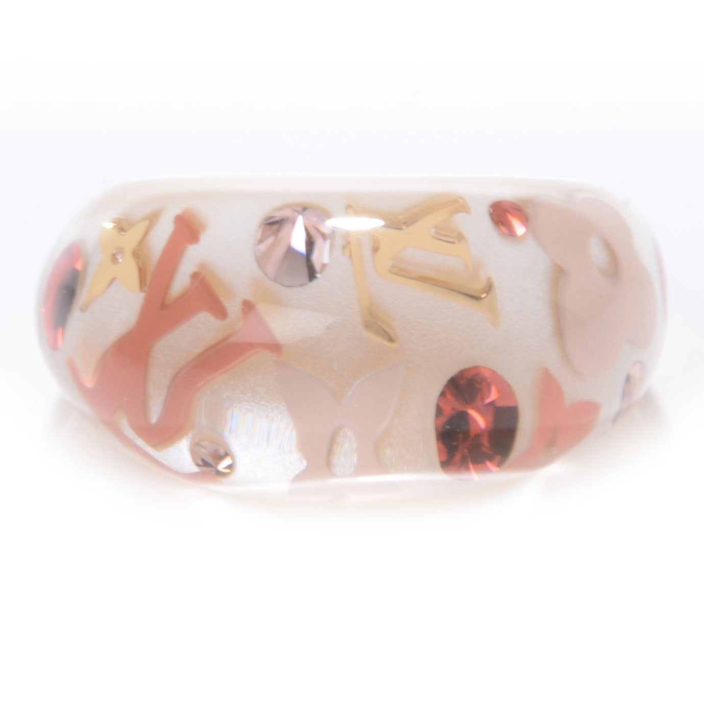 Swarovski Crystal Inclusion Ring 7.5 Nacre