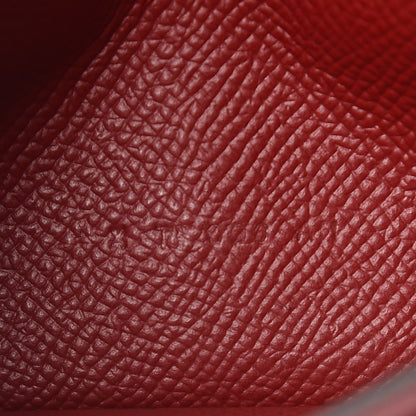 Hermes Epsom Bearn Gusset Wallet Rouge Grenat 7 of 8
