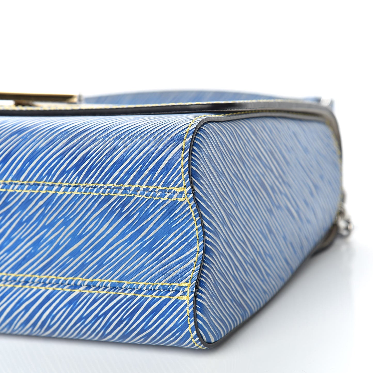 Epi Twist Shoulder Bag MM Denim Light