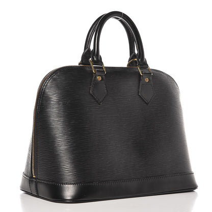 Louis Vuitton Epi Alma PM Black 3 of 9