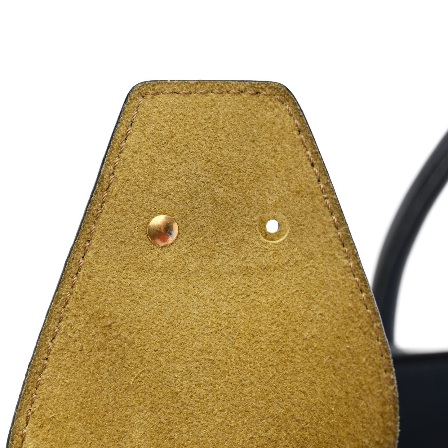 Palmelato Calfskin Mini Tie Knot Tote Navy Blue