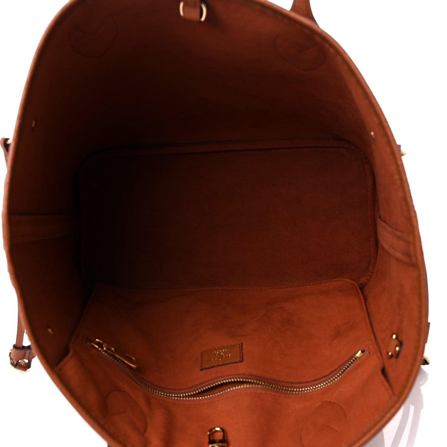 Louis Vuitton Empreinte Monogram Giant Neverfull MM Cognac 5 of 9