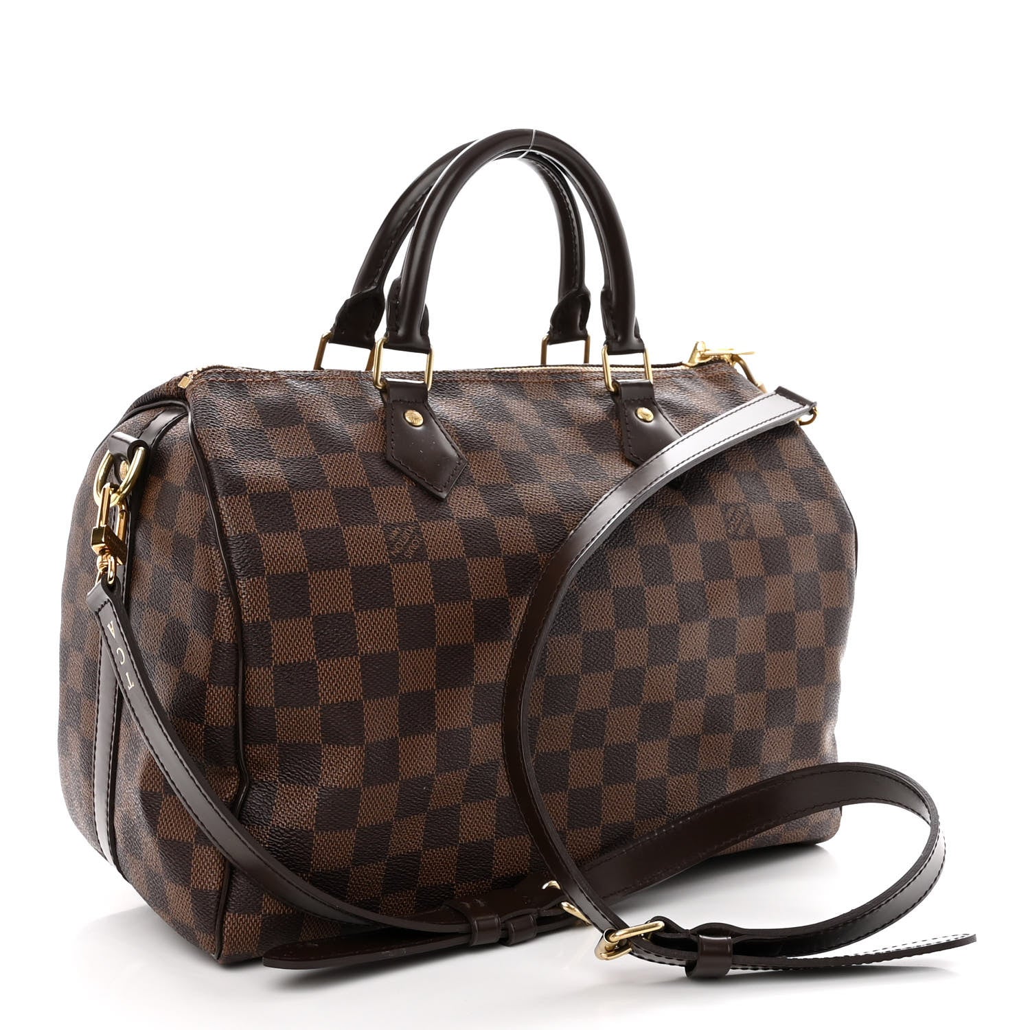 Louis Vuitton Damier Ebene Speedy Bandouliere 30 3 of 13