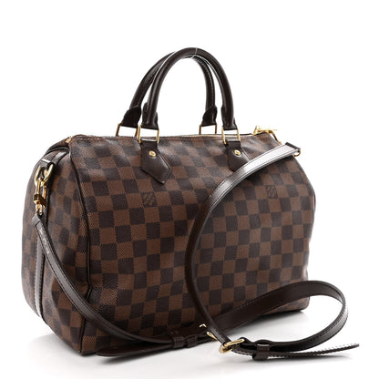 Louis Vuitton Damier Ebene Speedy Bandouliere 30 3 of 13