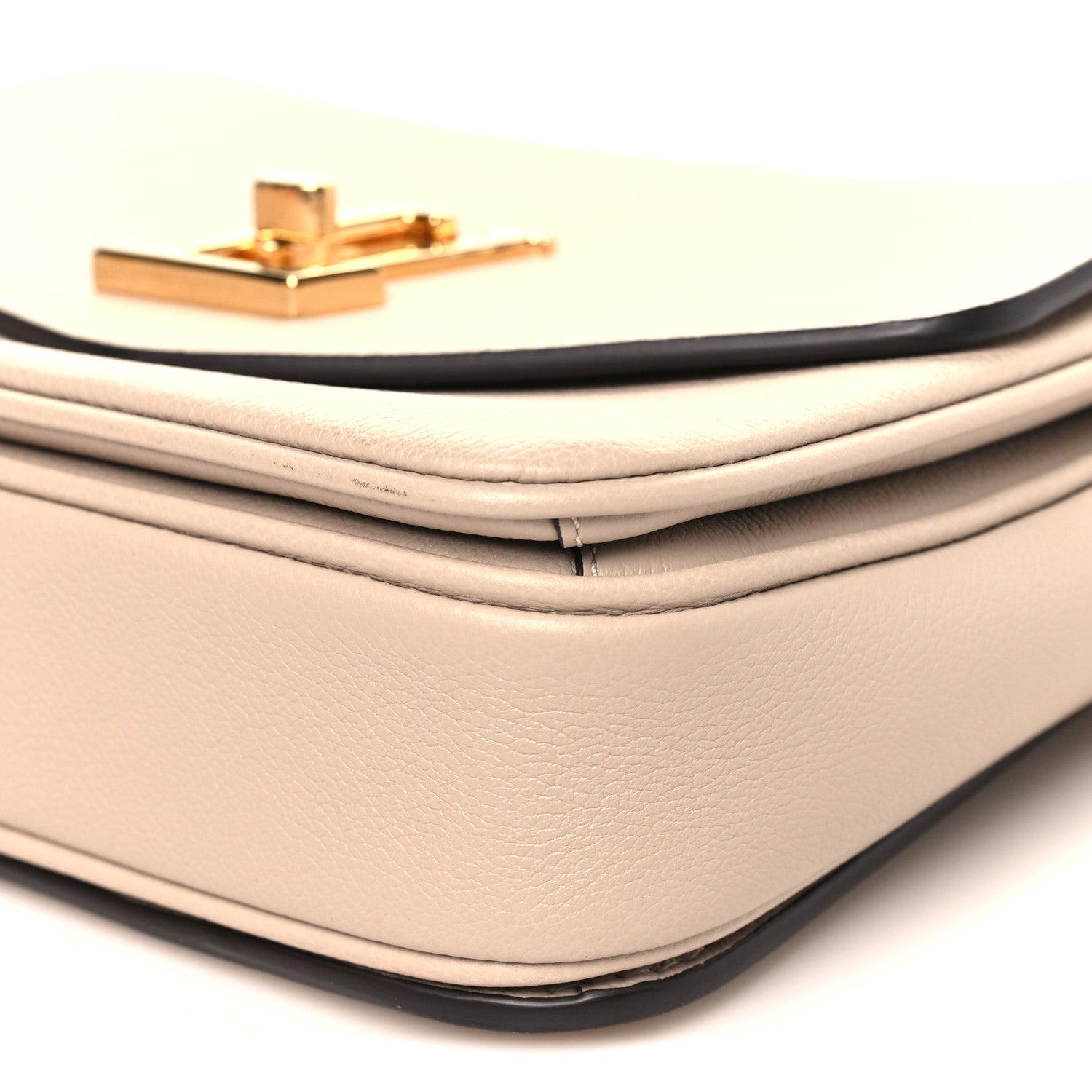 Louis Vuitton Grained Calfskin Lockme Oxford Greige 9 of 10