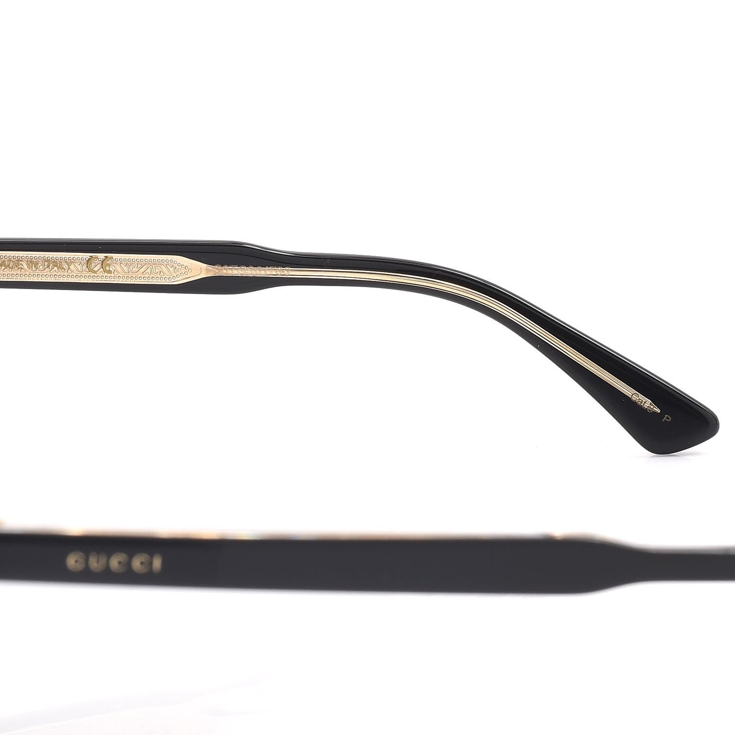 Gucci Aviator Sunglasses GG0128S Black 7 of 9