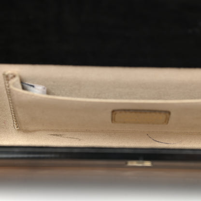 Jimmy Choo Acrylic Glitter Sweetie Clutch Black Gold 6 of 9