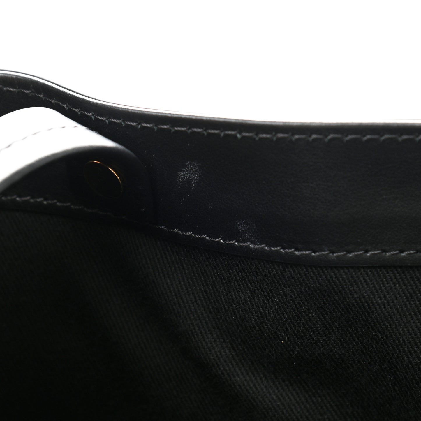 Canvas Calfskin Logo Tote Black