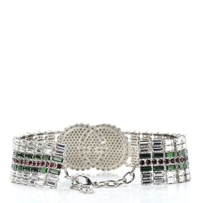 Gucci Crystal Embellished Interlocking G Choker Necklace Multicolor 3 of 5