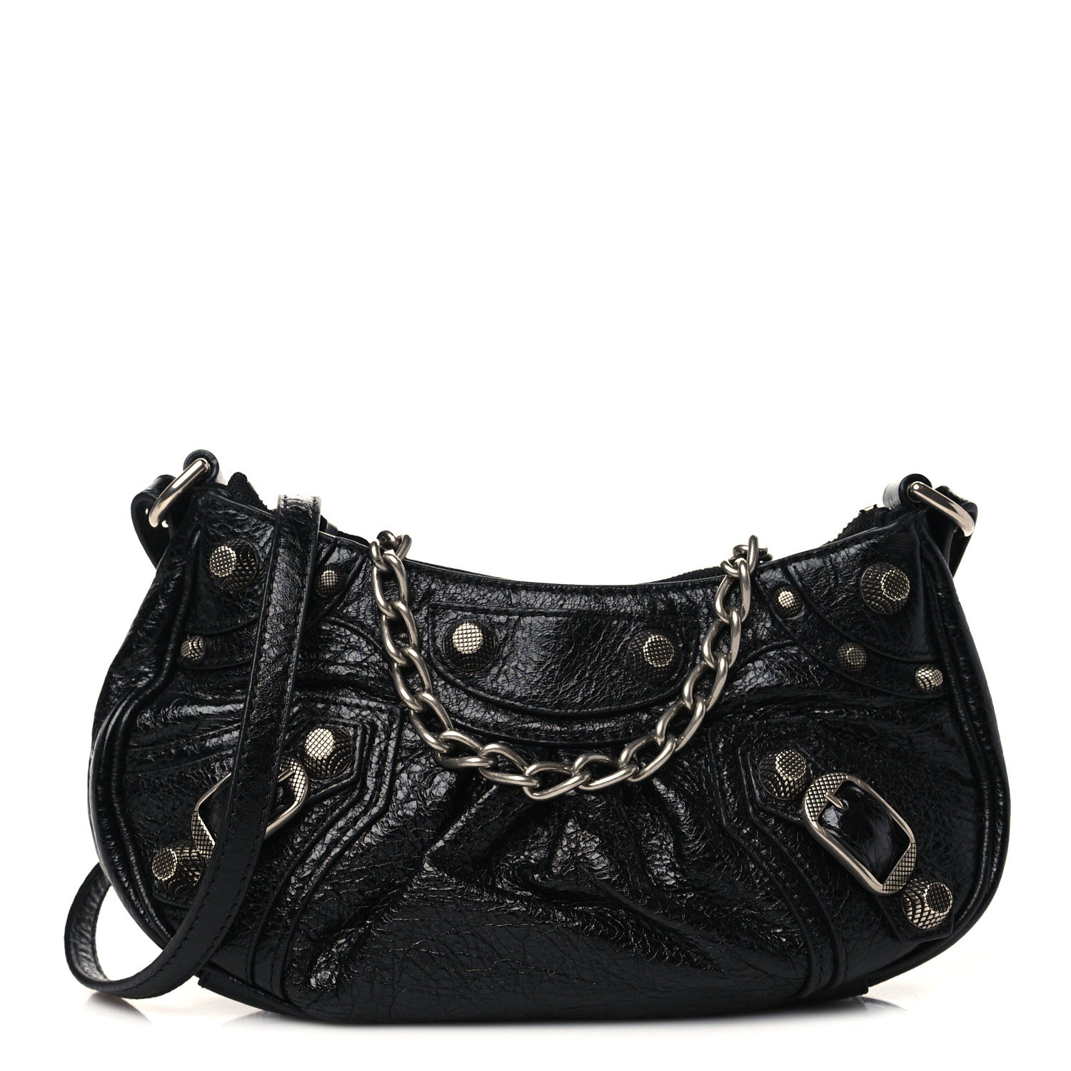 Balenciaga Agneau Arena Le Cagole Mini Purse With Chain Black 1 of 7