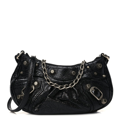 Balenciaga Agneau Arena Le Cagole Mini Purse With Chain Black 1 of 7
