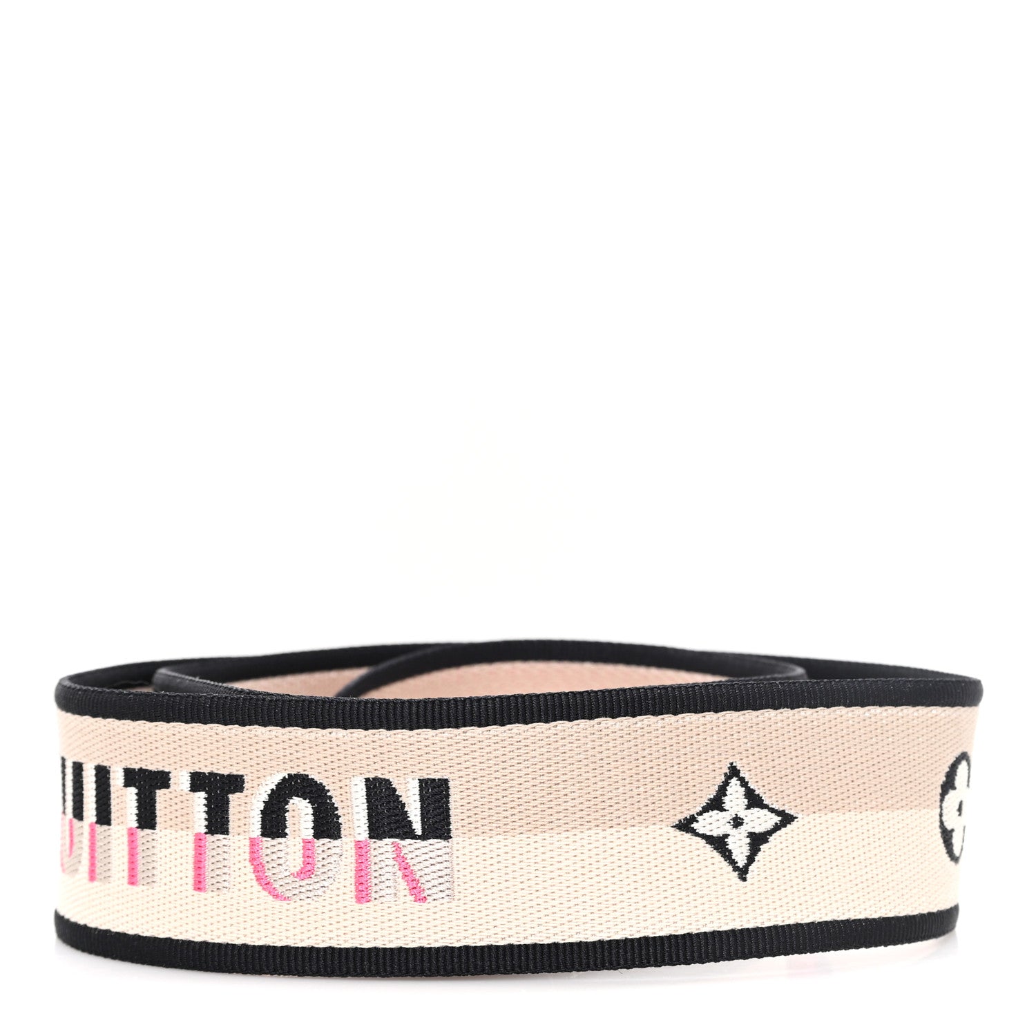 Louis Vuitton Jacquard Diane Shoulder Strap Black 2 of 3