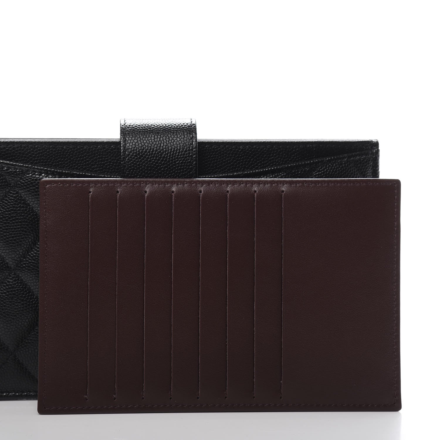 Chanel Caviar Quilted Classic Strap Pouch Black 11 of 12