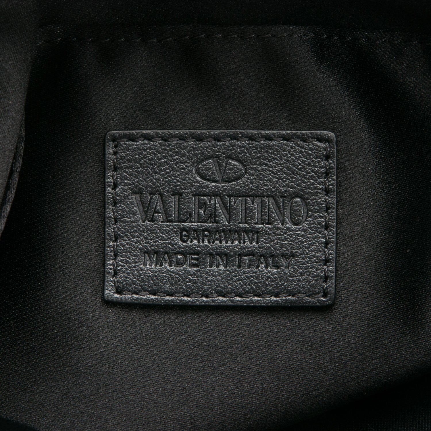 Valentino Garavani Nylon Camouflage Large Zip Pouch Blue 6 of 7