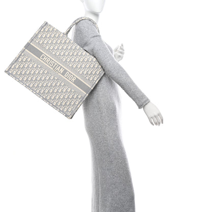 Christian Dior Oblique Large Book Tote Grey 2 of 12